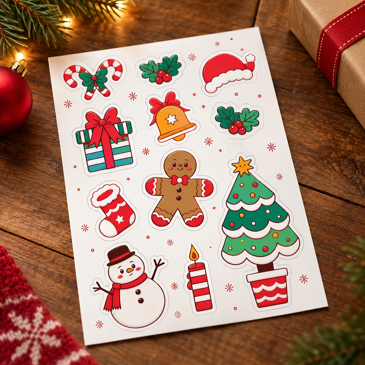 Christmas Sticker Sheet